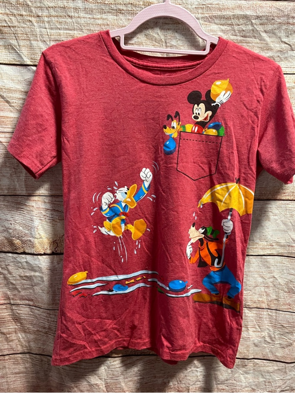 Disney characters shirt-Kids 14 Mickey*Pluto*Donald*Goofy